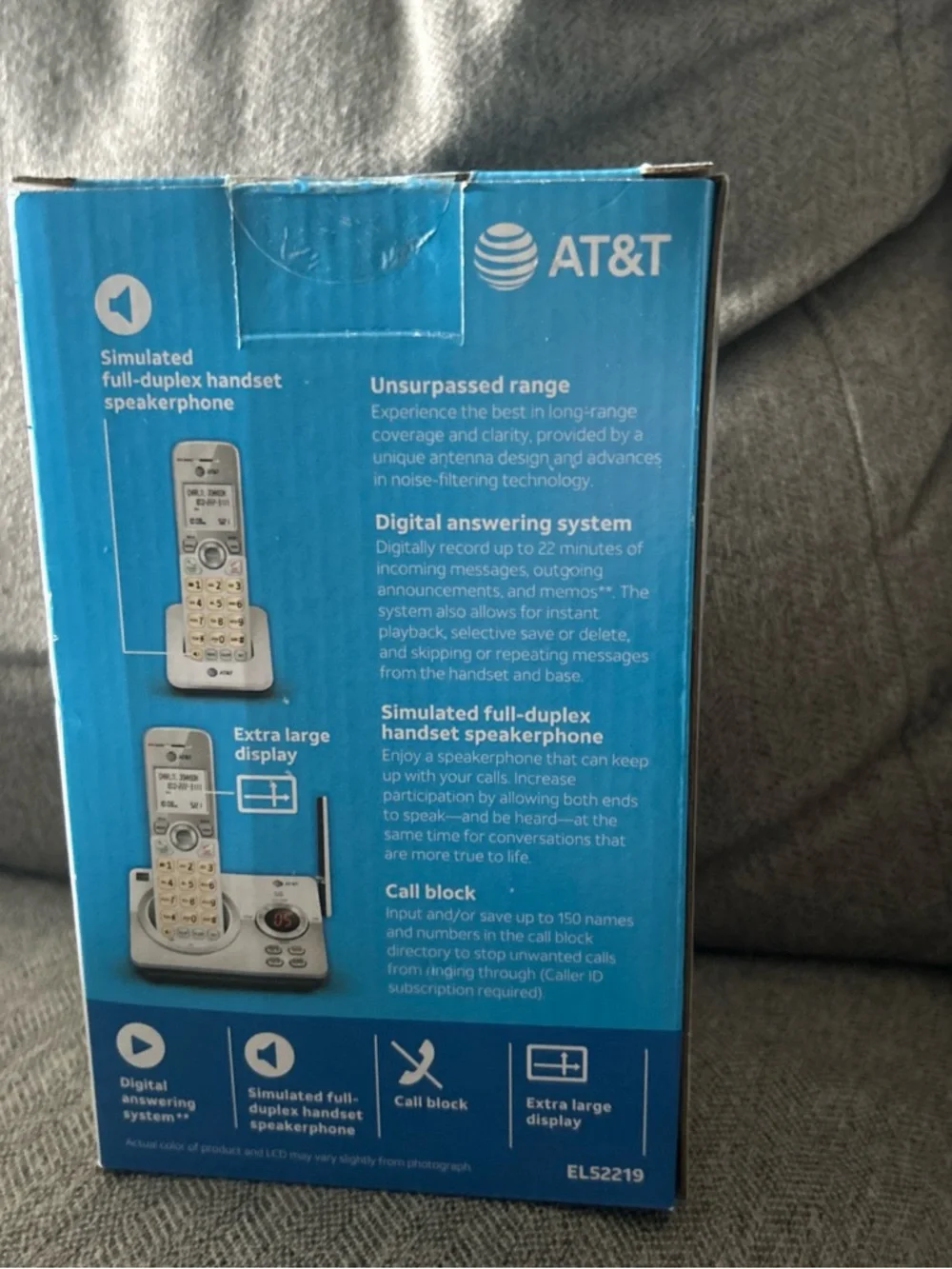 AT&T 2-Handset Cordless Answering System - White